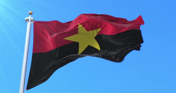 People's Movement for the Liberation of Angola Flag alt