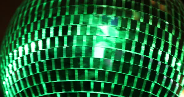 Spinning disco ball