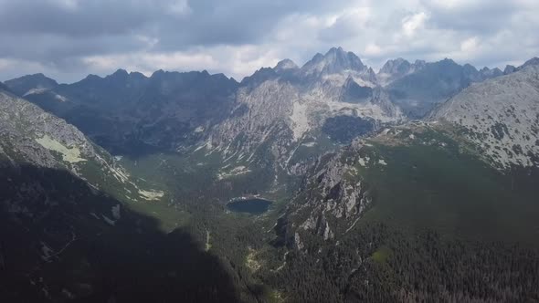Flight Over High Tatras Mountains alt