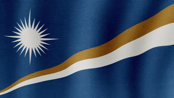 The National Flag of Marshall Islands