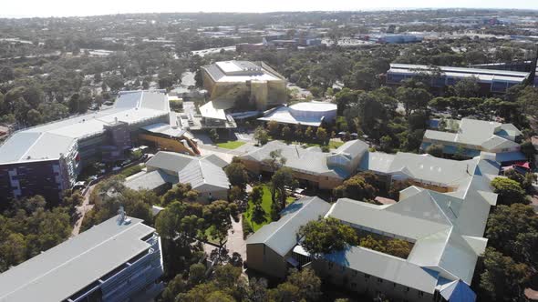 Aerial View of a University Campus in Australia