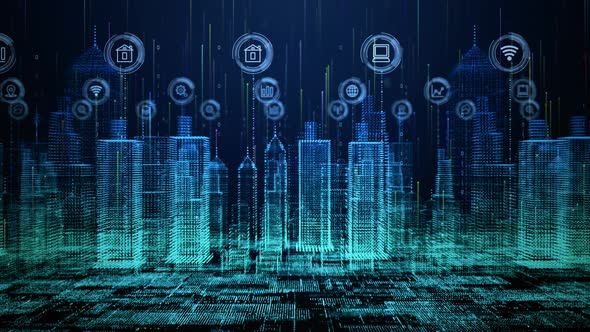 Smart City Technology 5 G Connection 01027