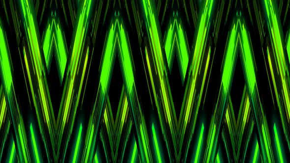 Abstract Green Glow Lines Technology Background