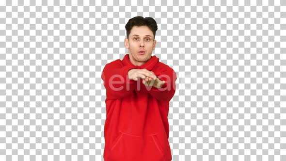 Breakdancer Freestyle Electric Boogie Dance, Alpha Channel alt