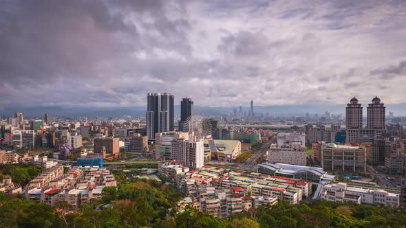 Taipei, Taiwan City Skyline alt