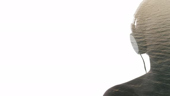 Relaxing Music Nature Sound Girl Headphones Waves alt