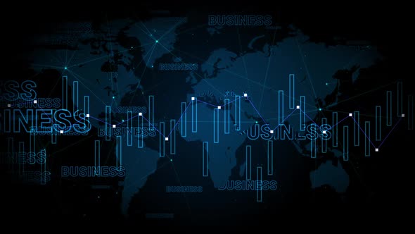Business Graph Background Or Company Performance Concept alt