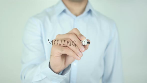 Moving Day, Writing On Screen alt