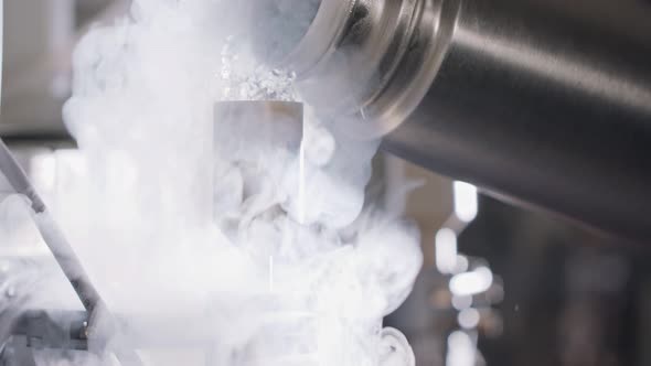 Cold vapors of liquid Nitrogen over electronic components and sensors