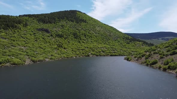 Lake with Drone