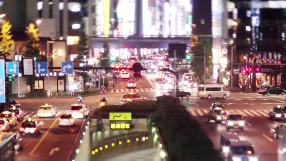 Busy Tokyo Traffic Time Lapse alt