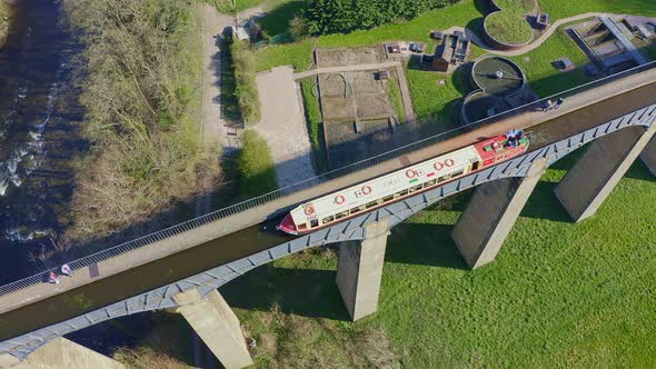 A stunning Viaduct, bridge on in the beautiful Welsh location of Pontcysyllte Aqueduct and the famou alt