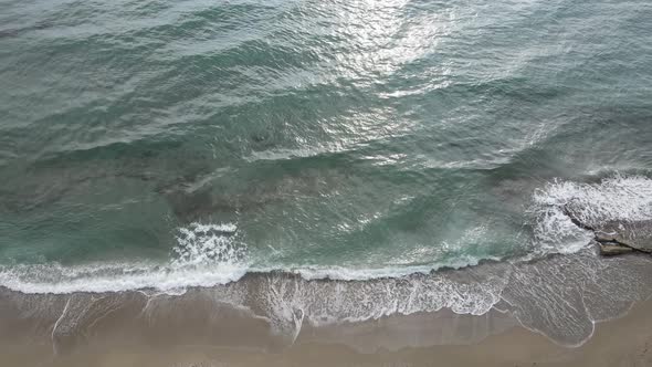 Sea Near the Coast - Close-up Aerial View of the Coastal Seascape alt