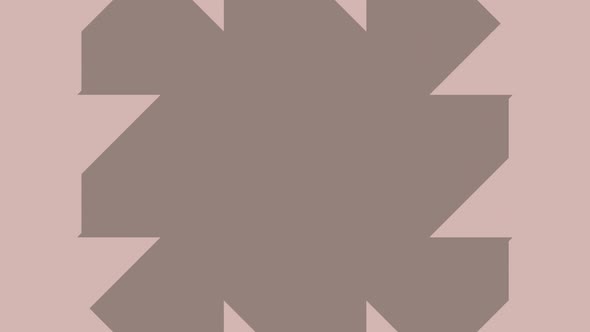 Dynamic multicolor geometric tiles in simple pattern. Flat design motion graphic alt