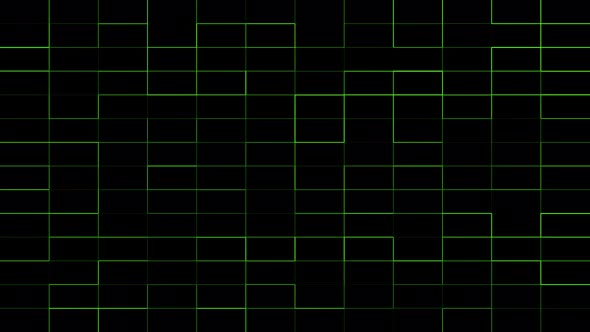 Square Motion Neon Light Background