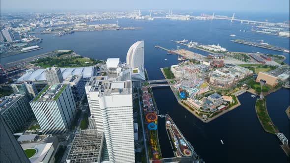 Beautiful building around Yokohama city in Japan alt