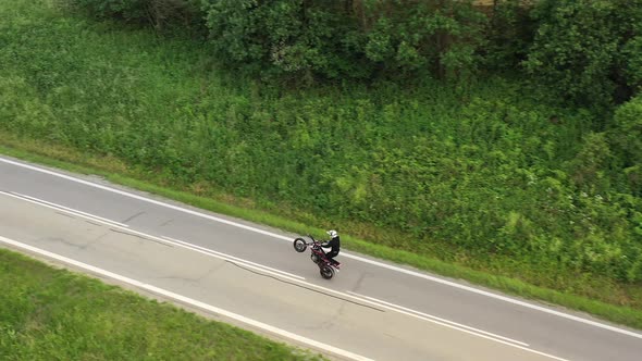 A view of a motorcycle ride in Slovakia alt