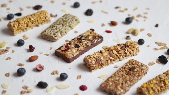 Composition of Healthy Raw Dessert Snack. Fitness Dietary Food alt