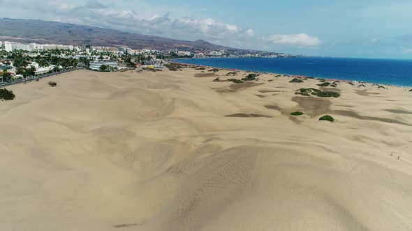 Gran Canaria Playa del Inglés from above