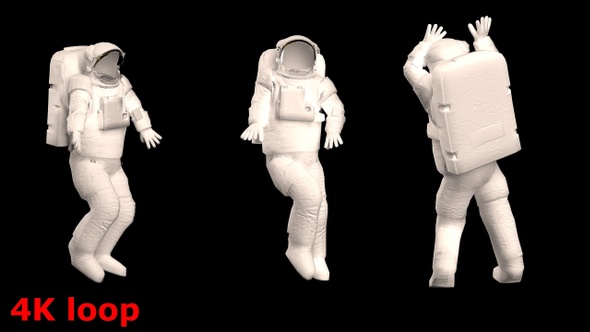 Funny Dancing Astronaut