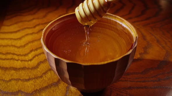 Honey In The Wooden Сup