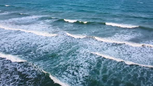 4k Stormy Ocean Waves