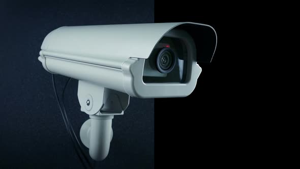 Cctv Camera On Wall - With Alpha Channel alt