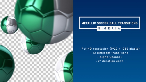 Metallic Soccer Ball Transitions - Nigeria