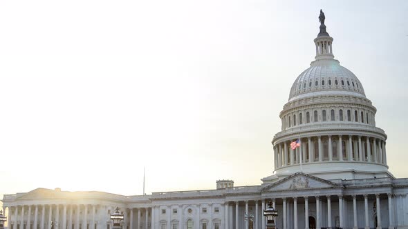 US Capitol Building - East Front - Washington, D.C. - Sunset alt