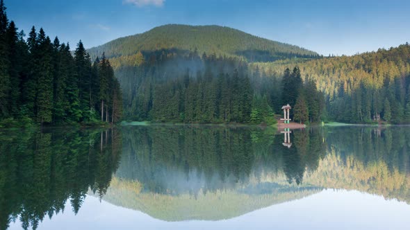 Beautiful Nature and a Wonderful Landscape with Lush Green Forests and Vegetation Around the Pearl