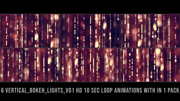 Vertical Bokeh Lights Red Pack V01 alt