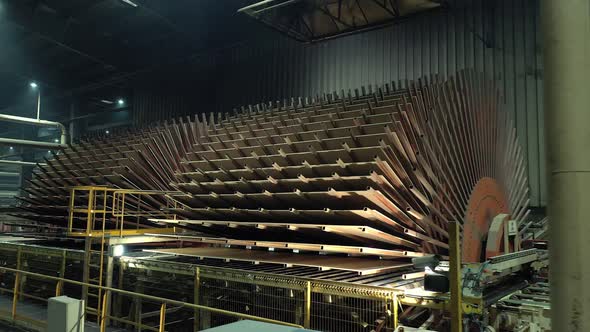 Equipment for Production of Chipboard and MDF at a Woodworking Factory