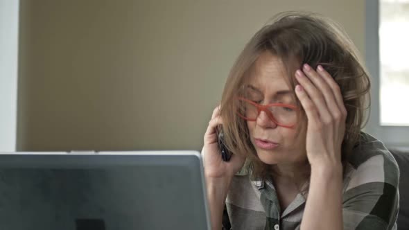 Portrait of a Very Tired Woman alt