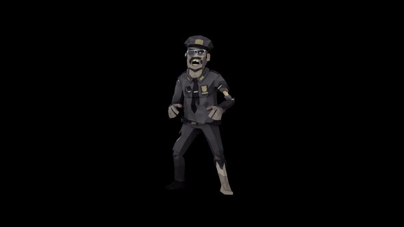 Police Zombie alt