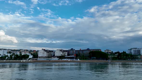 Panorama Hotels aerial view 4 K Alanya Turkey alt