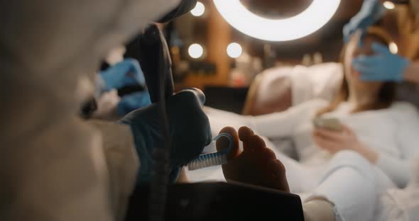 Woman Gets VIP All Inclusive Care with Manicure Pedicure and Hair Cutting in the Same Time By Six alt