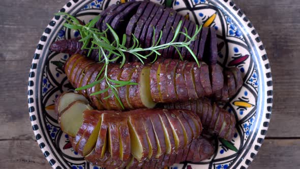 Sweet Potato  Sweet Potatos Tubers Cooked in a Pan alt