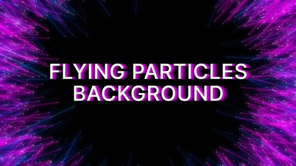 UHD 4K Flying Particles Background