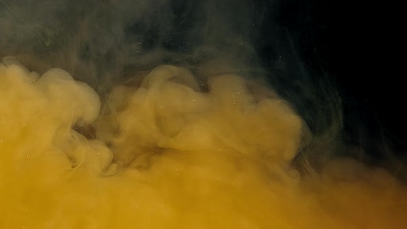 Yellow Paint in Water alt