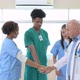 Medical professor with medical students working in International medical hospital are joining forces - VideoHive Item for Sale