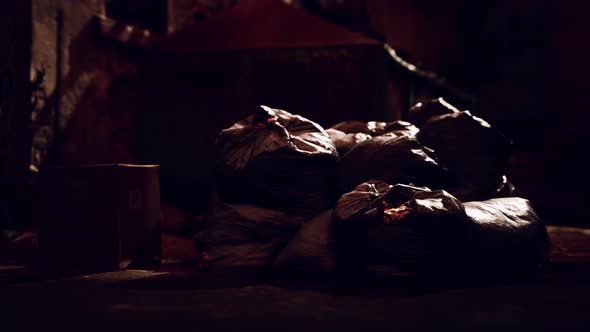 Abandoned Industrial Buildings of Old Factory alt