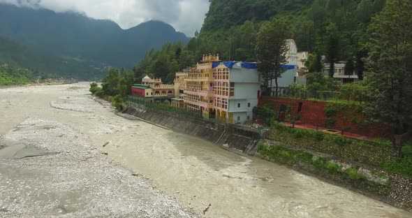 River Ganges in Himalayas.