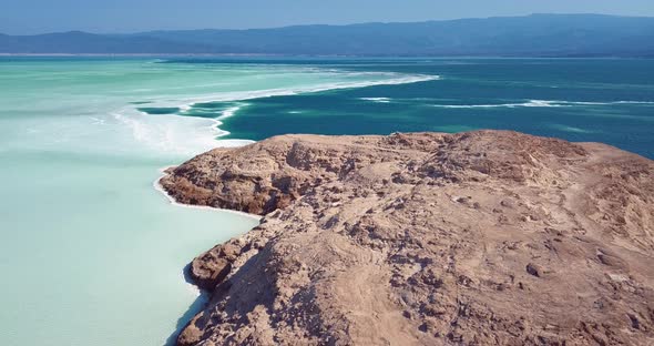 Djibuti Lake Assal Aerial alt