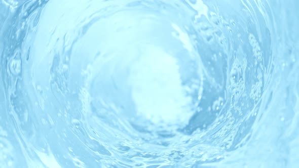 Super Slow Motion Shot of Water Whirl at 1000 Fps. alt