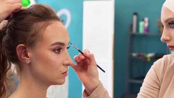 For the Girl the Masters Dye Her Eyebrows and Make a Tail Out of Her Hair alt