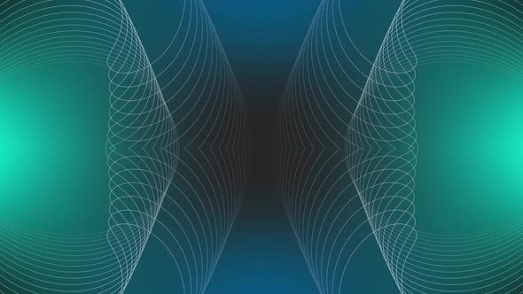 White color geometric line animation with gradient background. Vd 732 alt