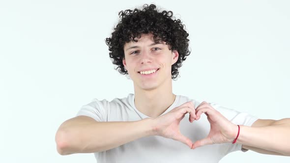 Heart Sign by Young Man alt