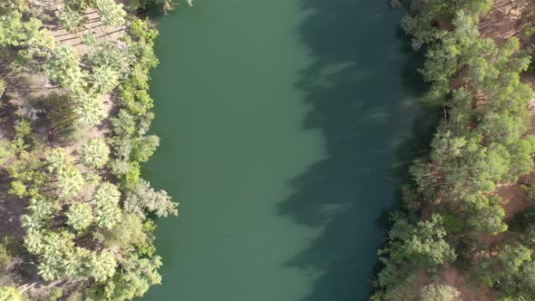 Mataranka Falls, Elsey National Park, Northern Territory, Australia 4K Aerial Drone