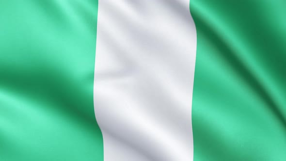 Flag of Nigeria | Nigerian flag | UHD | 60fps alt