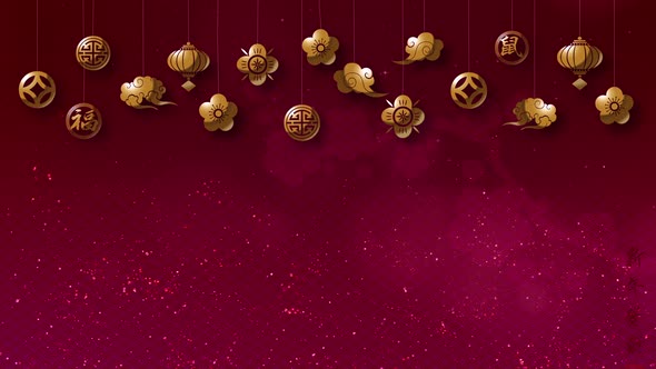 Happy Chinese New Year Background Decoration alt